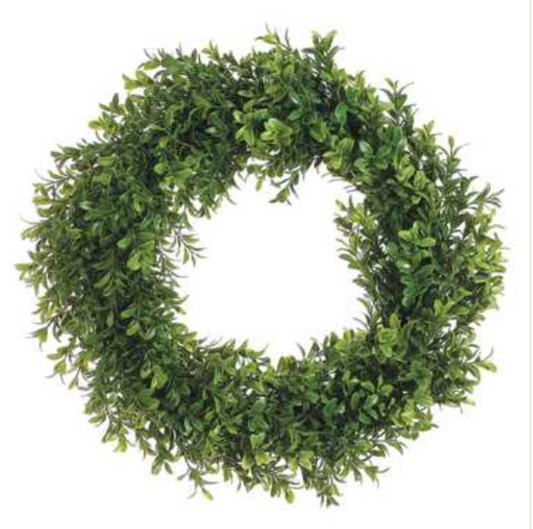 Boxwood Wreath 17"