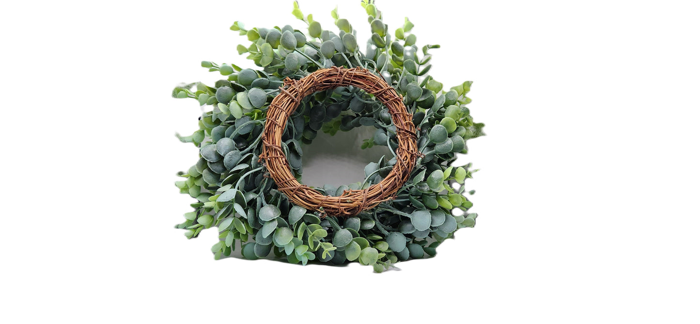 Eucalyptus Candle Wreath